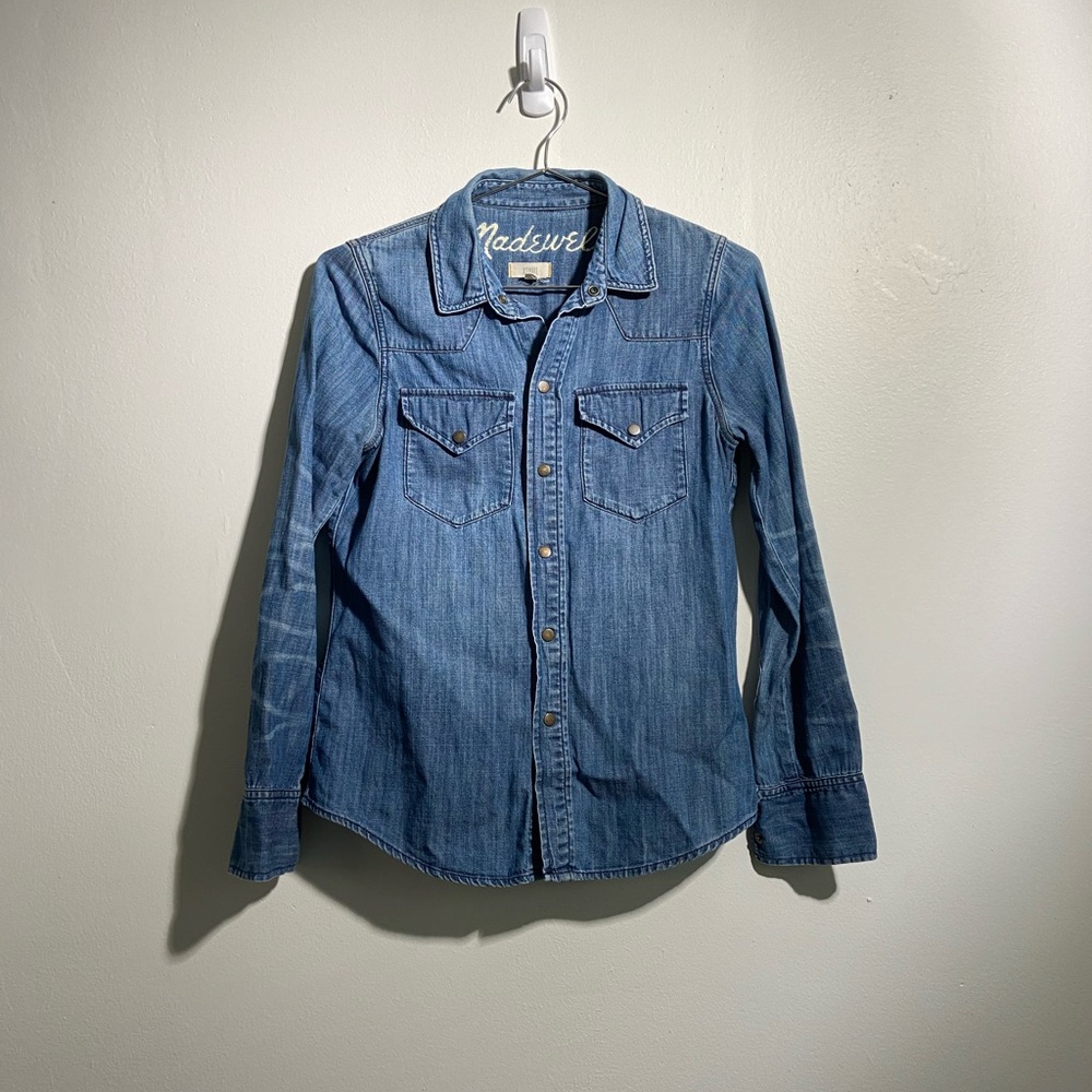 Madewell Denim Top